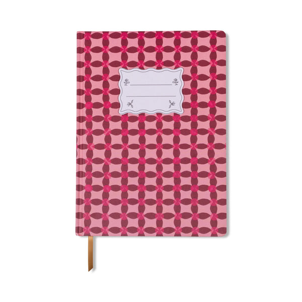Pink Pinwheel Large Tulip Journal