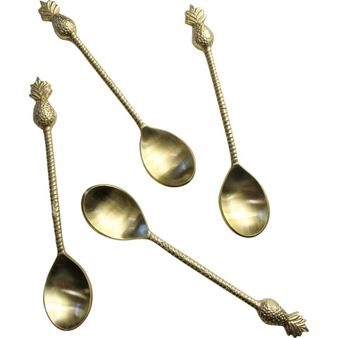 Pineapple Brass Spoon