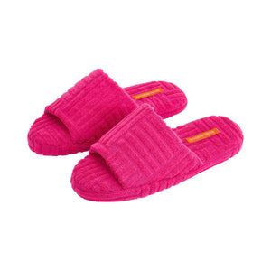 Terry Slide Slippers | Pink