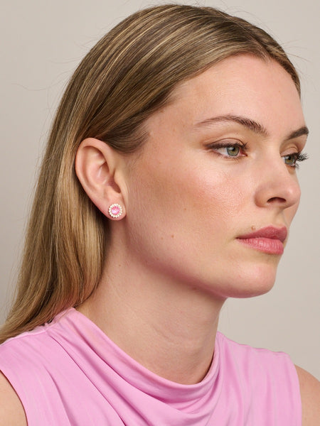 Pink Alice Crystal Studs | Tiger Tree