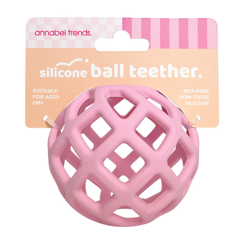 Silicone Ball Teether | Pink