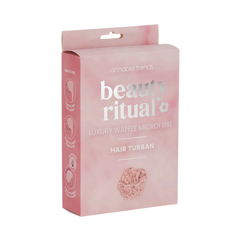 Beauty Ritual Luxury Hair Turban | Pink