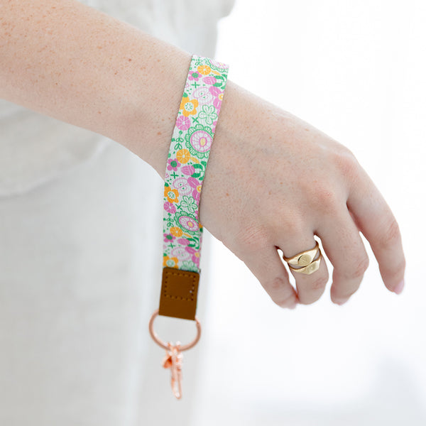 Pink Wristlet Keychain