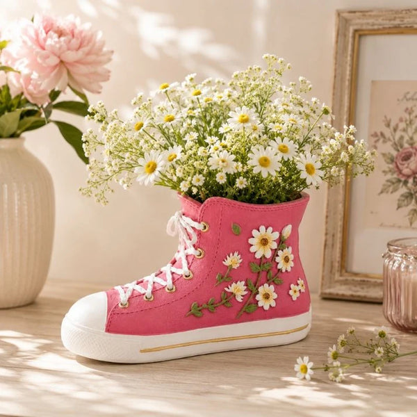 Pink Sneaker Pot