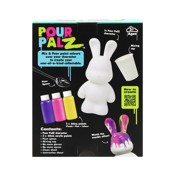 DIY Pour Paint Bunny | Tutti Frutti