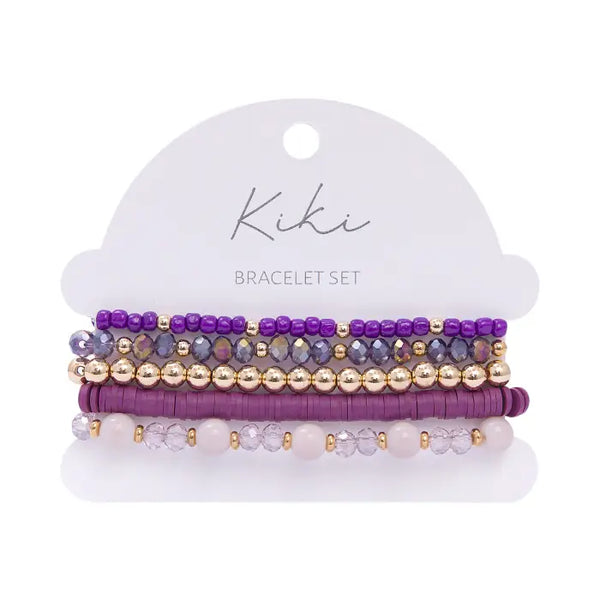 Purple Eclipse Bracelet Set