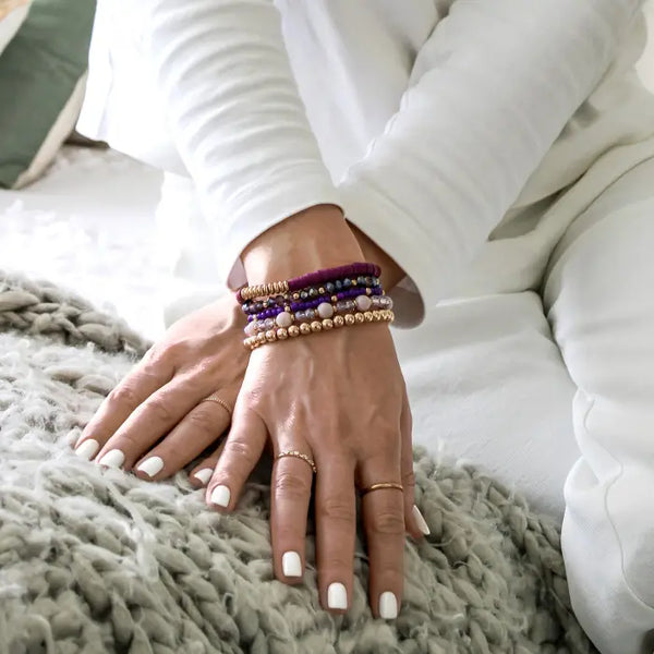 Purple Eclipse Bracelet Set