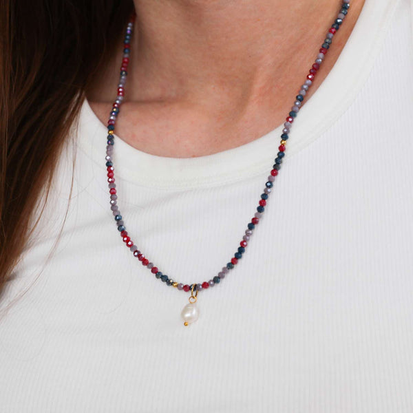 Purple Haze Crystal Bracelet / Necklace Wrap