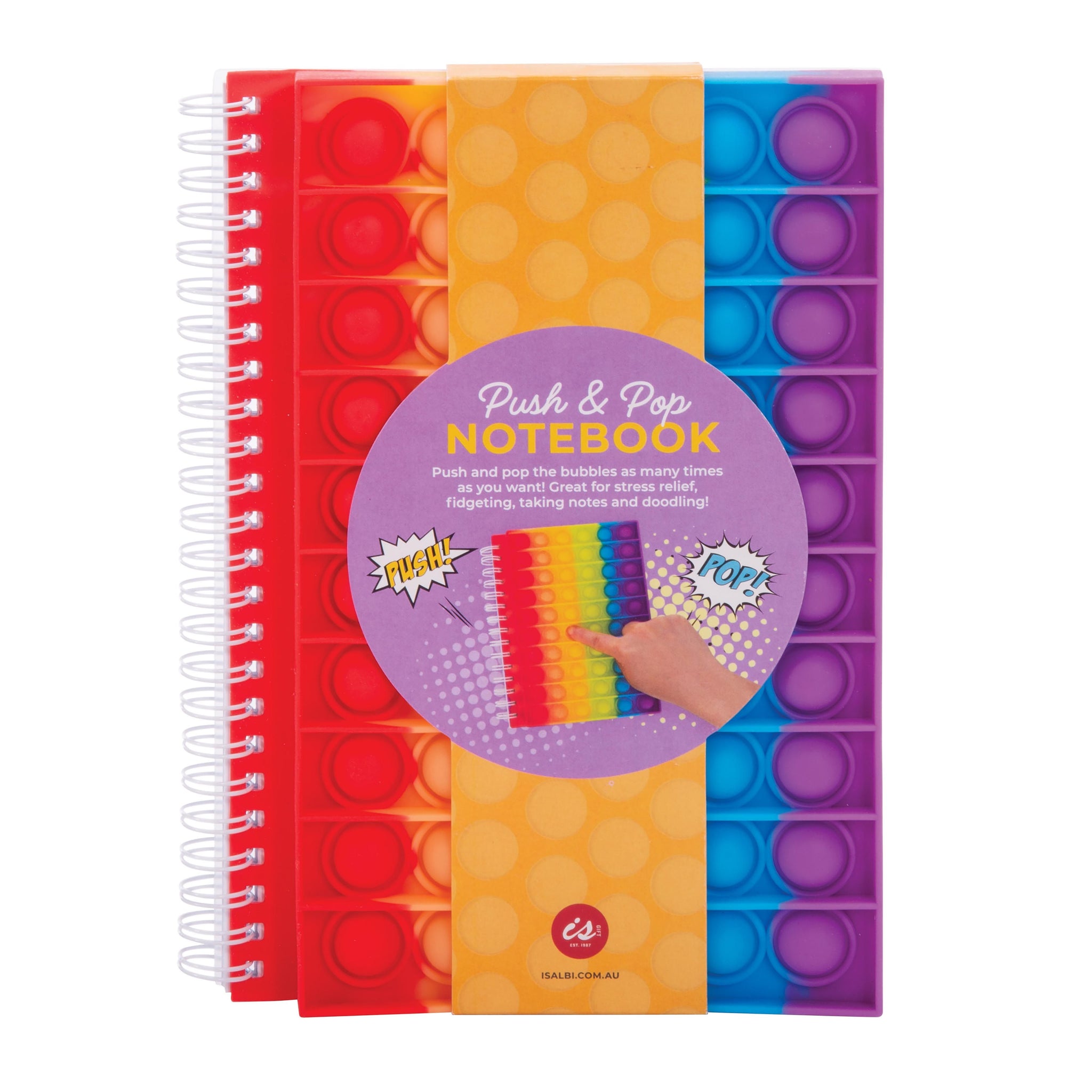 Push & Pop Fidget Notebook