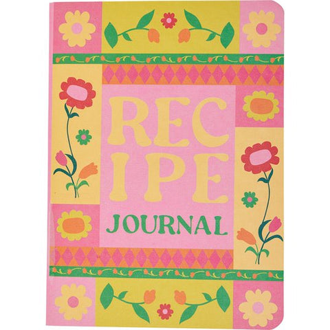 Cotton Cover Recipe Journal | Flower Tile
