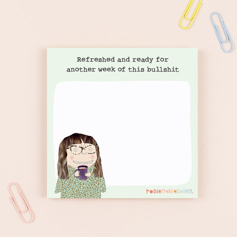 Refreshed Sticky Jot Pad | Rosie Made A Thing