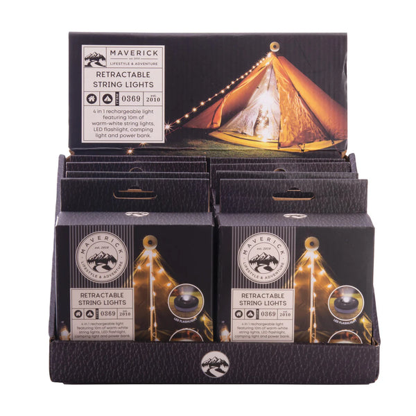 Maverick Retractable String Lights