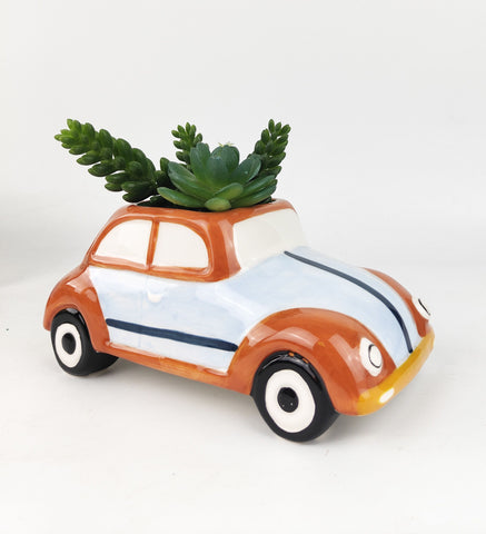 Retro Beetle Car Pot
