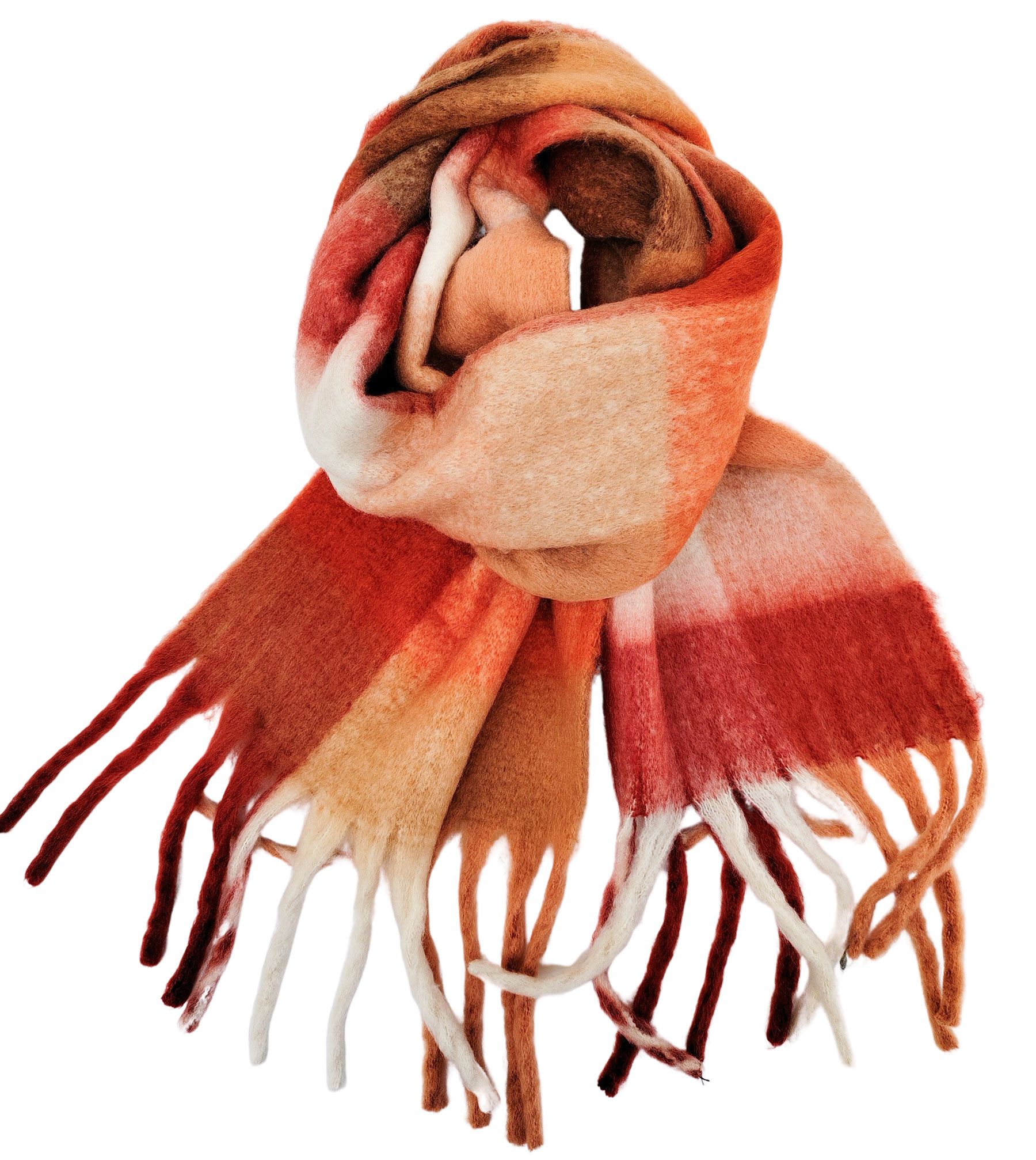 Rose Waffle Scarf