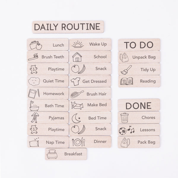 Kids Daily Routine Magnets