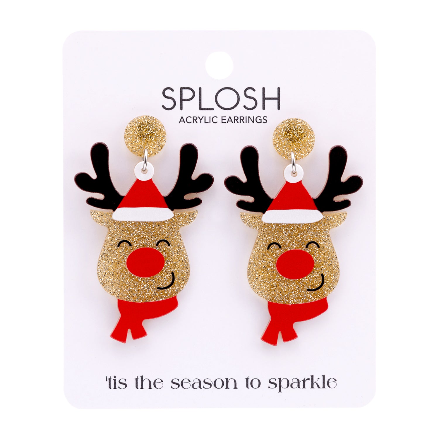 Rudolph Christmas Earrings