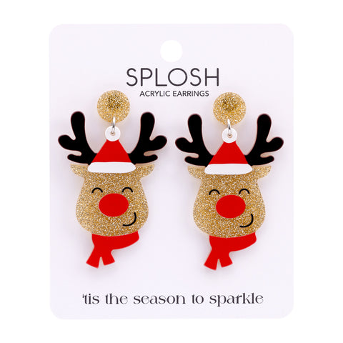 Rudolph Christmas Earrings