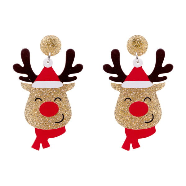 Rudolph Christmas Earrings