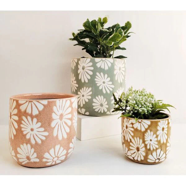Rylie Floral Pot | Sage