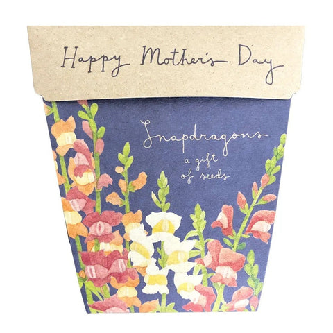 Mother's Day Snapdragons Gift of Seeds Card | Sow n Sow