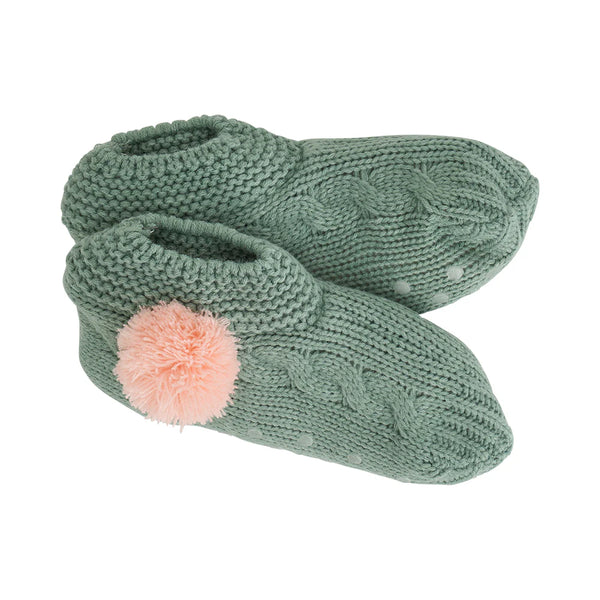 Sage Slouchy Slippers