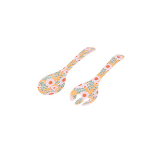 Spring Floral Picnic Salad Servers