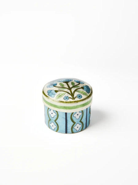 Samira Short Blue Flower Box