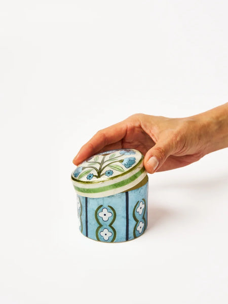 Samira Short Blue Flower Box