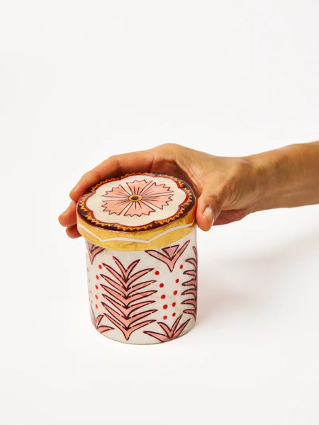 Samira Tall Pink Flower Box