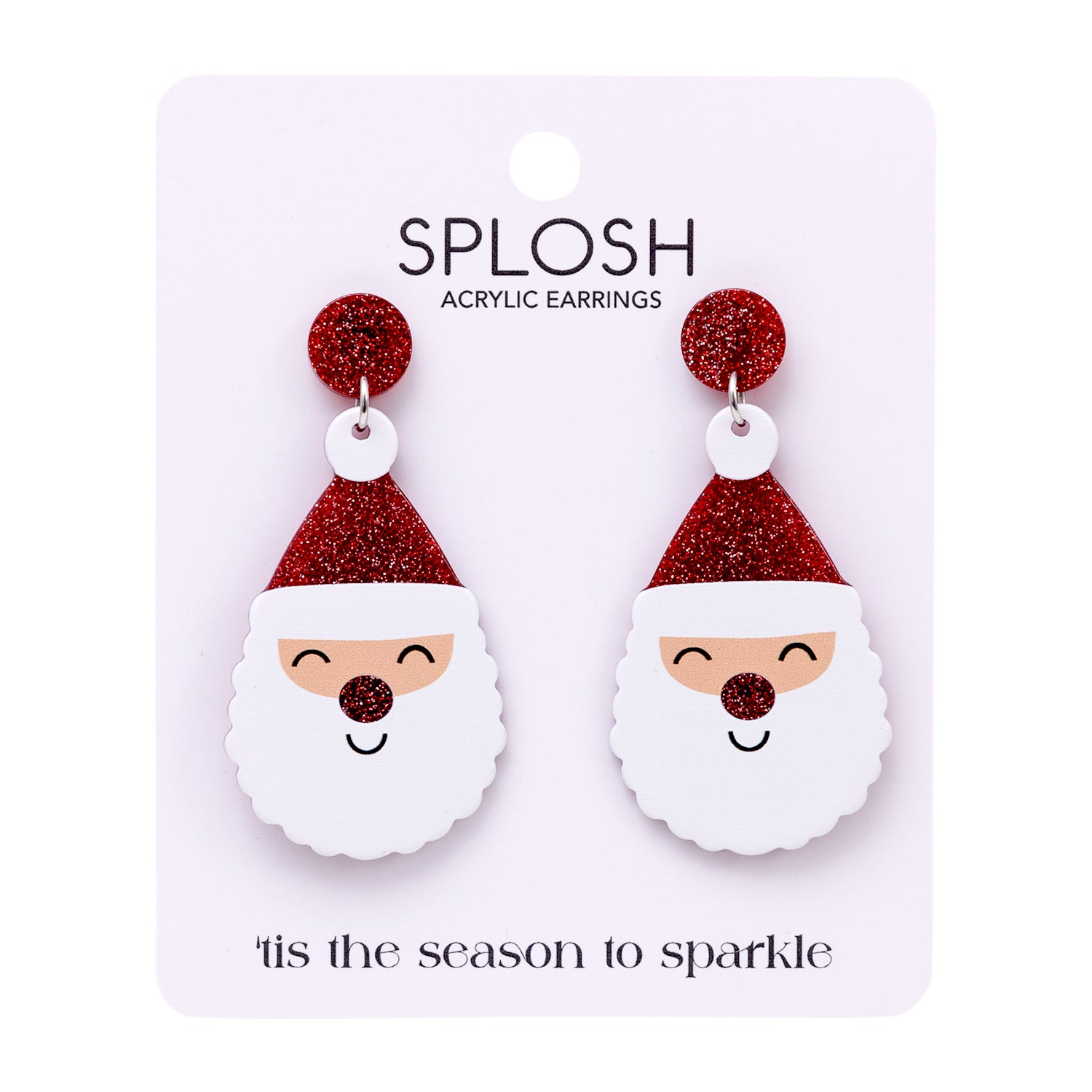 Santa Christmas Earrings