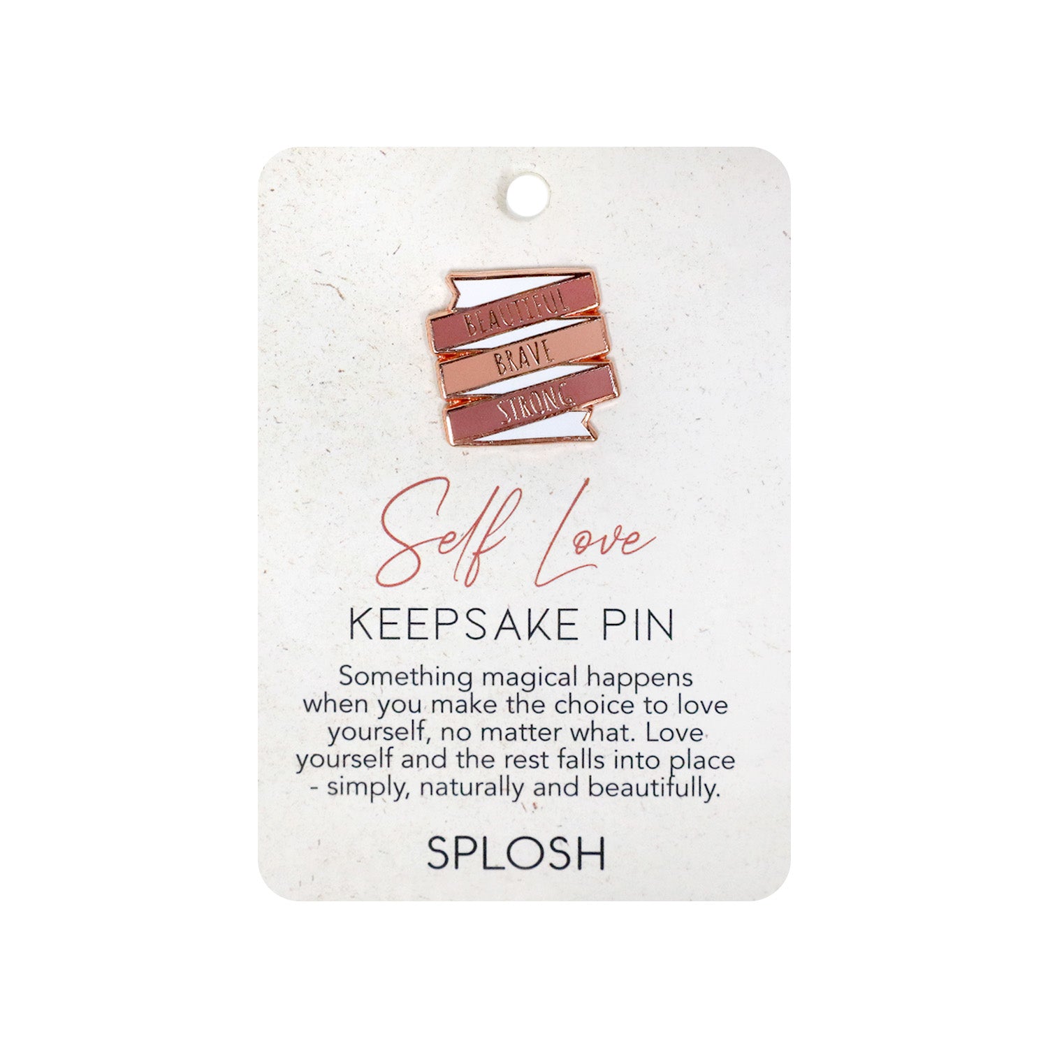 Self Love Keepsake Pin