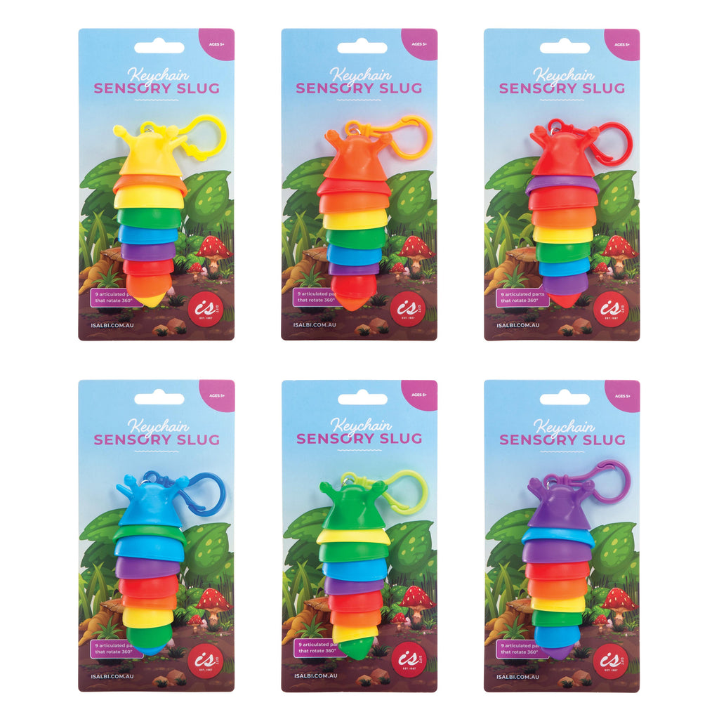 Slug Keychain Module Sensory Slug Keychain – Kat's Living Gifts