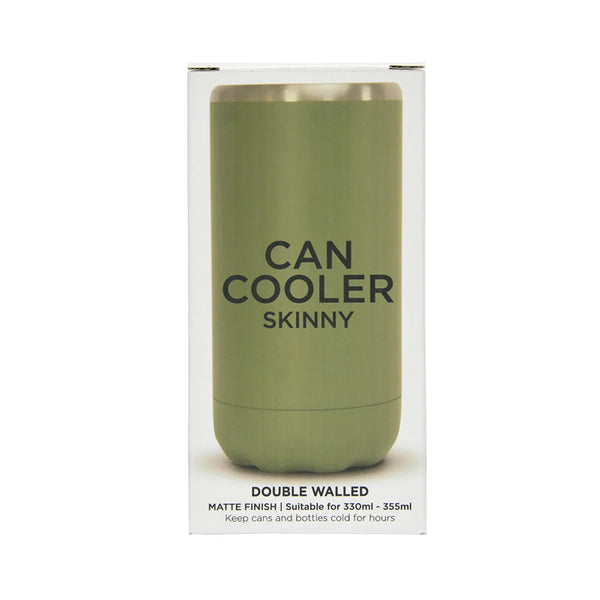Black Skinny Can Cooler