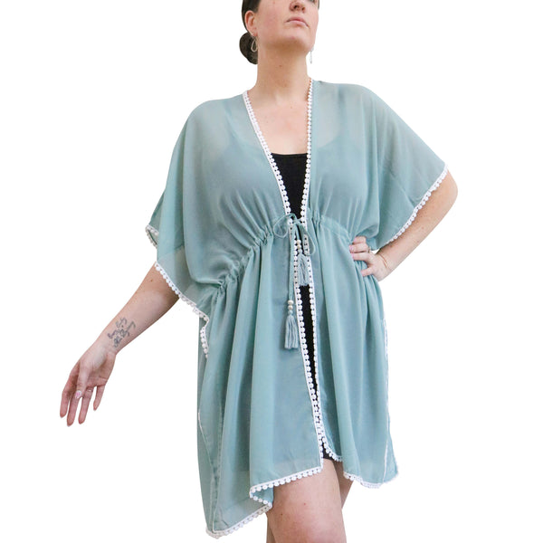 Sage Cover Kaftan