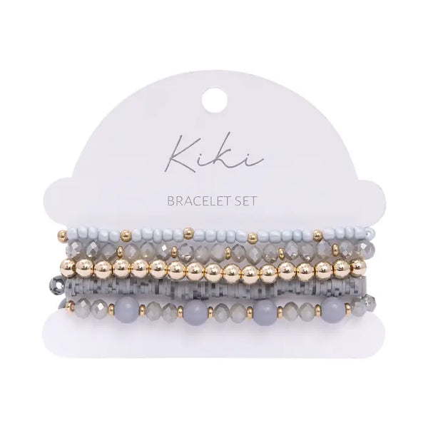 Smokey Veil Bracelet Set