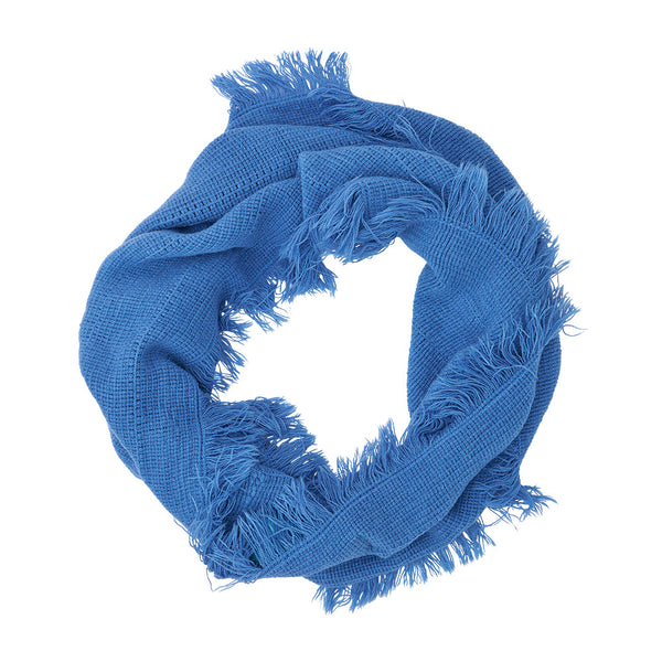 Blue Fringe Snood