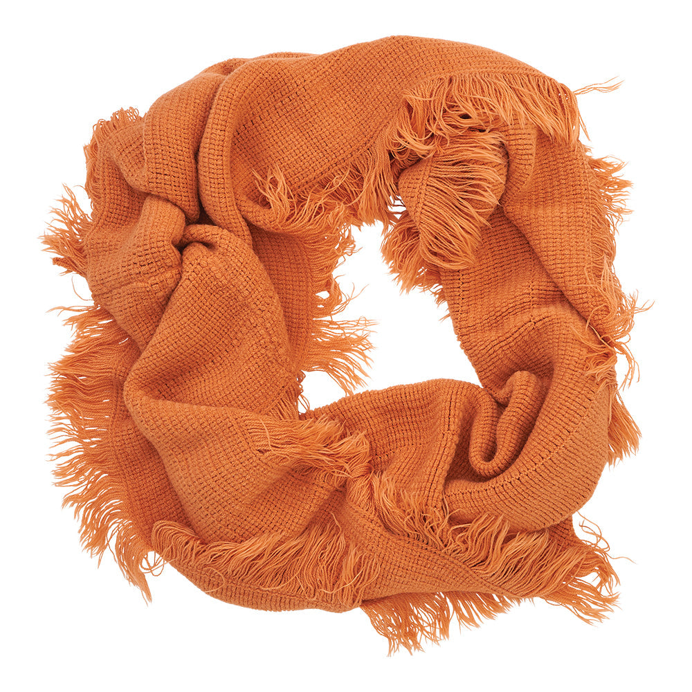 Rust Fringe Snood