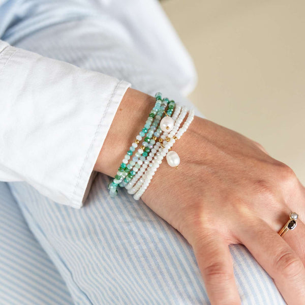 Snow Blossom Crystal Bracelet / Necklace Wrap