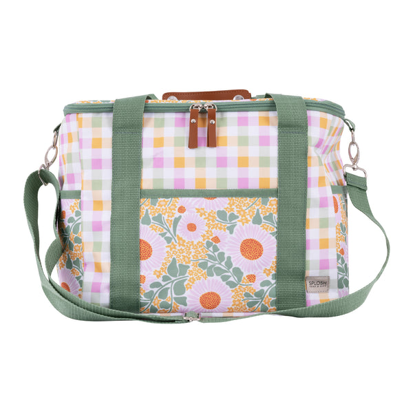 Spring Floral Picnic Cooler