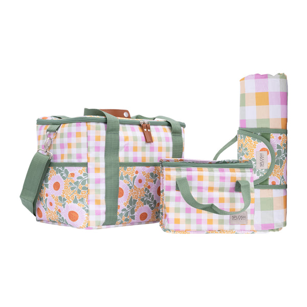 Spring Floral Picnic Cooler