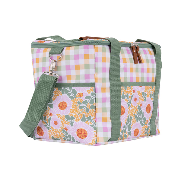 Spring Floral Picnic Cooler