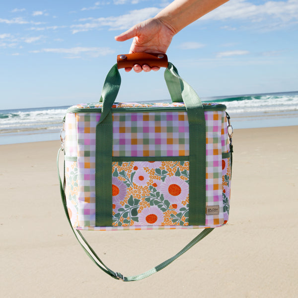 Spring Floral Picnic Cooler