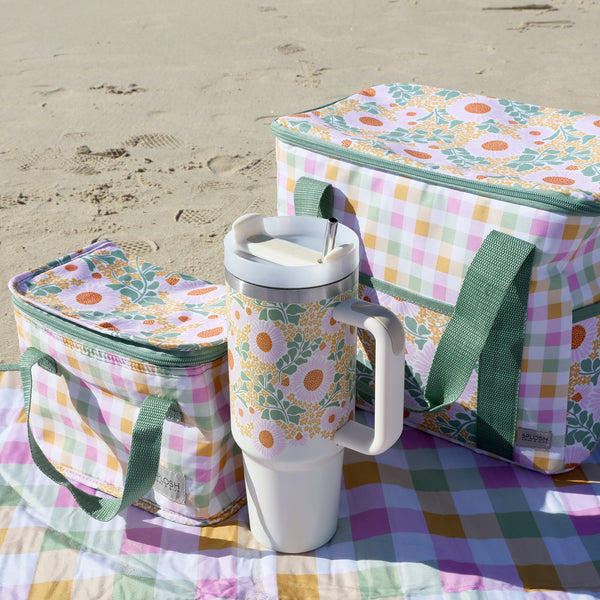 Spring Floral Picnic Lunch Bag