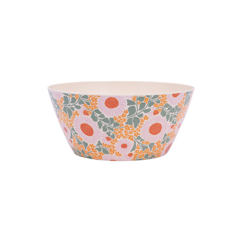 Spring Floral Picnic Salad Bowl