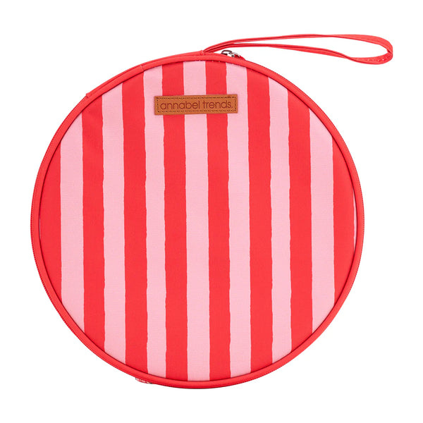 Red Stripe Picnic Plate Set