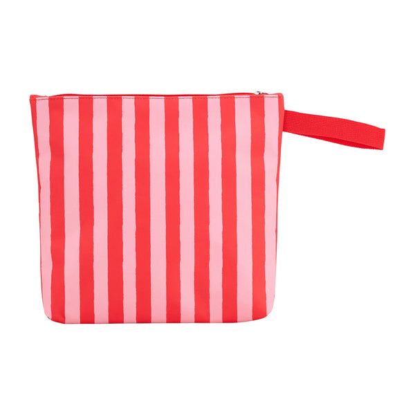 Red Stripe Beach Wet Pouch