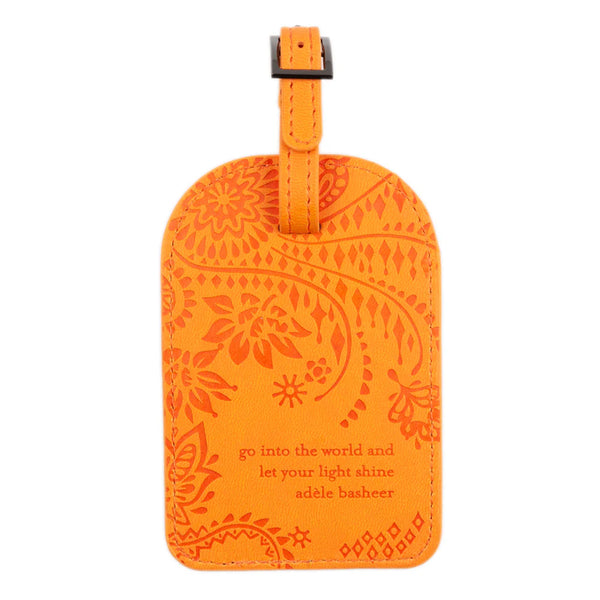 Luggage Tag | Sunrise Orange