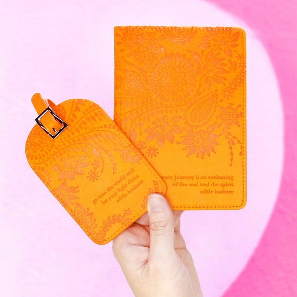 Passport Wallet | Sunrise Orange