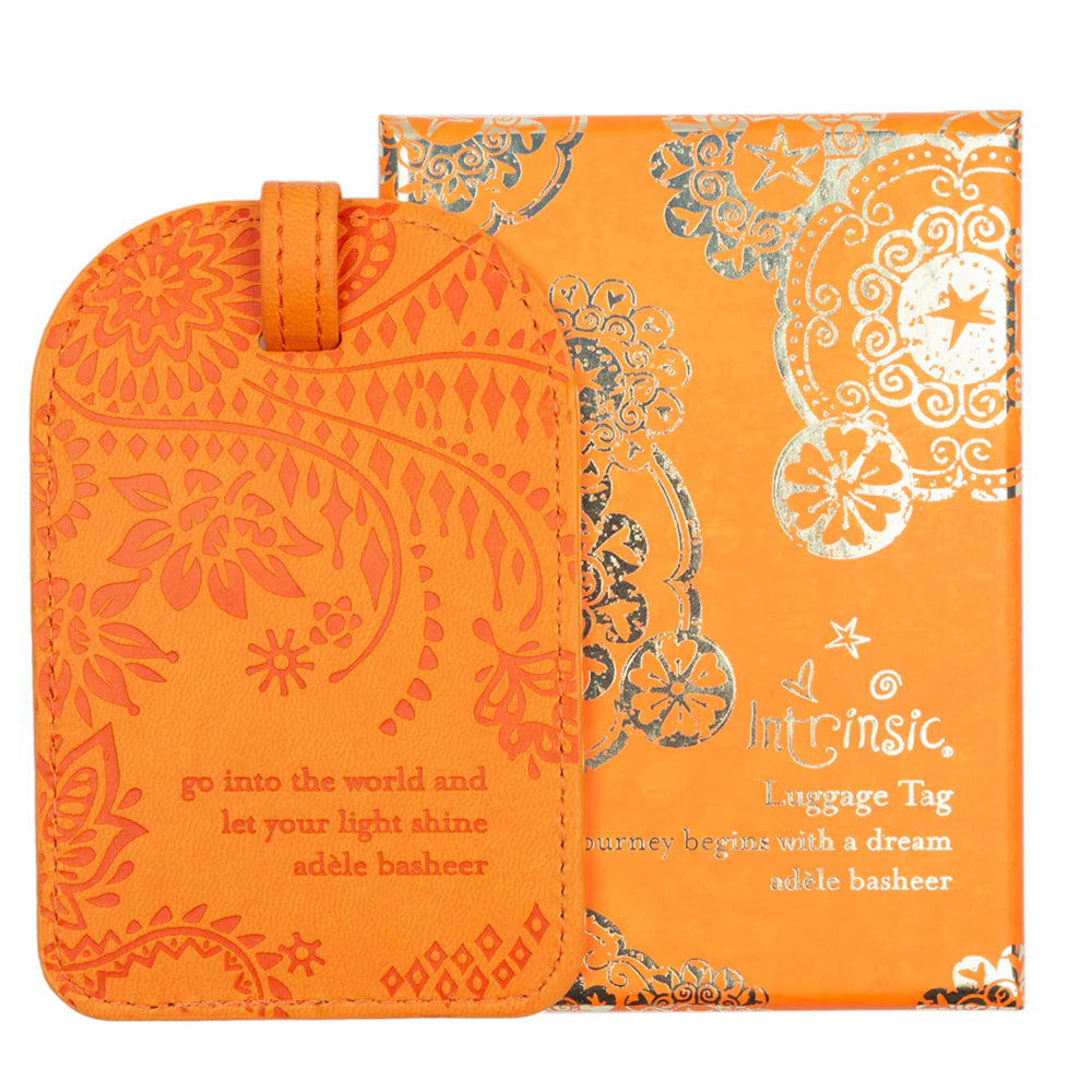 Luggage Tag | Sunrise Orange