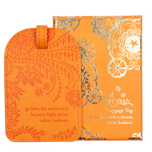 Luggage Tag | Sunrise Orange